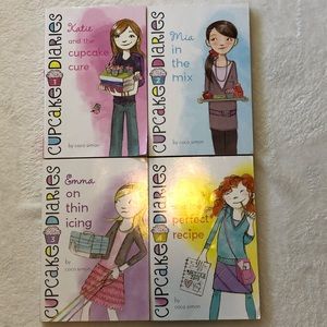 Cupcake diaries book 1-4 set by Coco Simon